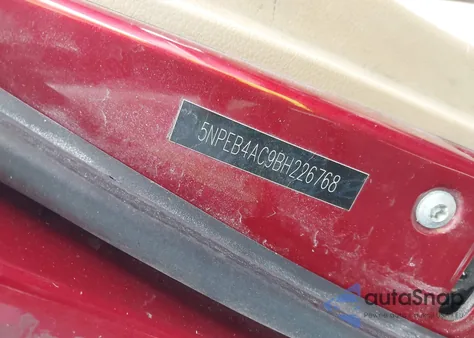 2011 Hyundai Sonata Gls from USA, damaged, VIN 5NPEB4AC9BH226768